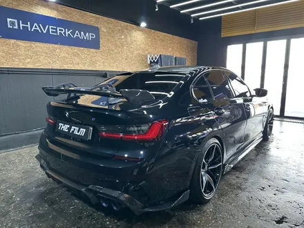 우주명차 BMW M340i. 카본 필름에 의해 섬려해진 분위기. 영등포 PPF. / 영등포구 당산동