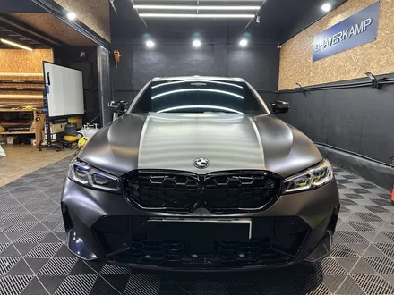 용산 랩핑 M340I 사틴블랙랩핑 감성마력 대폭 상승! / 영등포구 당산동