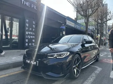 우주명차 BMW M340i. 카본 필름에 의해 섬려해진 분위기. 영등포 PPF. / 영등포구 당산동