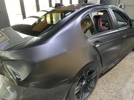 강서구 랩핑, BMW M3. 사틴 블랙으로 분위기 CHANGE! 매트한 감성을 원하신다면 바로 이곳! 더필름입니다. / 영등포구 당산동