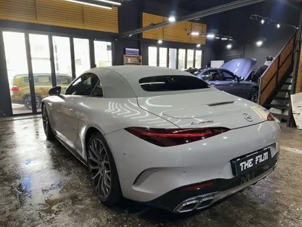 김포 랩핑, 저번엔 유광 이번엔 무광으로 재시공 스타트! 벤츠 SL63 AMG 펫 플렛 알루미늄 컬러! / 영등포구 당산동