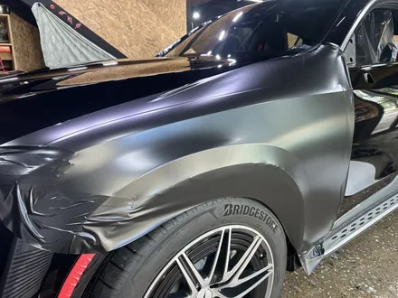 용산 랩핑, 무난한 블랙에서 역동적인 무광 블랙으로! GLC 사틴블랙 용산구 차량 시공기. / 영등포구 당산동