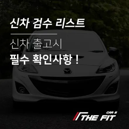 신차 검수 체크리스트 자세히 알려드려요! / 강남구 개포동