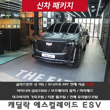 캐딜락 에스컬레이드 ESV, 유광 차량을 무광으로 바꿔주는 PPF / 강남 송파 서초