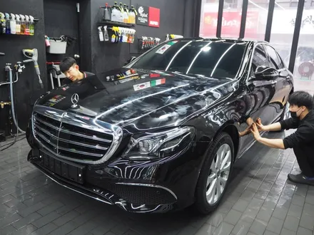 벤츠 E300 글라스틴트 슈어X+오너프로PPF 시공 받고 설 쇠러 갑니다~ / 강남 송파 서초