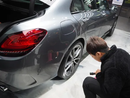 벤츠 C43 AMG 글라스틴트 슈어X+옵틱W 믹스 시공 / 강남 송파 서초