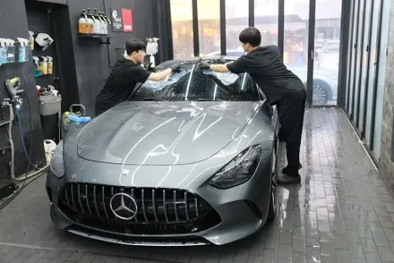 중랑구 신차패키지 벤츠 AMG GT 55 전체 PPF로 고급스러움을 완성하다 / 강남구 개포동