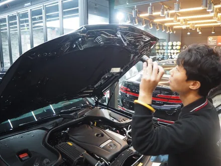 벤츠 E300 글라스틴트 슈어X+오너프로PPF 시공 받고 설 쇠러 갑니다~ / 강남 송파 서초