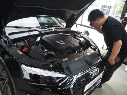 아우디 A5!! 유광 차량을 무광으로 바꿔주며 도장면도 보호할 수 있는 PPF / 강남 송파 서초