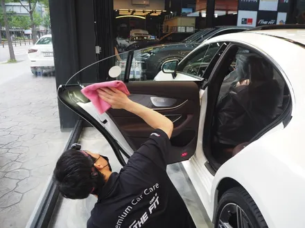 벤츠 CLS 300d!! 글라스틴트 슈어X+옵틱W 믹스 시공 조합으로 / 강남 송파 서초