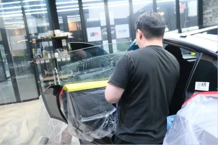 광진구 신차패키지 테슬라 모델Y 솔라가드 프리미엄 티타늄 썬팅 완성했습니다 / 강남구 개포동