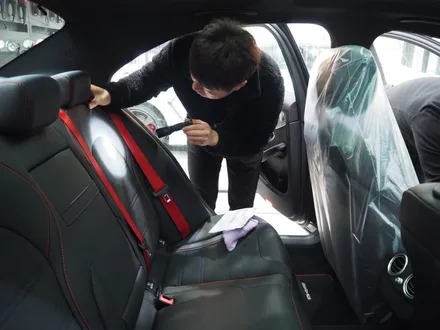 벤츠 C43 AMG 글라스틴트 슈어X+옵틱W 믹스 시공 / 강남 송파 서초