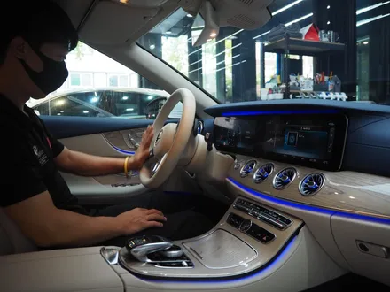벤츠 E220d 카브리올레~  솔라가드 보그 시공 잘 어울립니다~ / 강남 송파 서초