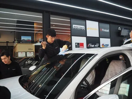 포르쉐 카이엔!! 글라스틴트 슈어X 만족감 200% / 강남 송파 서초