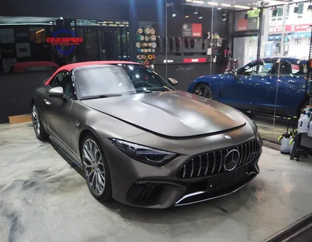 벤츠 SL63 무광 전체 PPF 틴팅 윈드쉴드 신차패키지 시공 / 강남 송파 서초