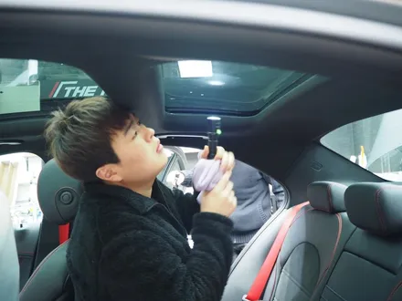 벤츠 C43 AMG 글라스틴트 슈어X+옵틱W 믹스 시공 / 강남 송파 서초