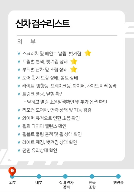 신차 검수 체크리스트 자세히 알려드려요! / 강남구 개포동