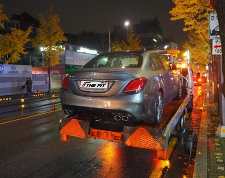 벤츠 C43 AMG 글라스틴트 슈어X+옵틱W 믹스 시공 / 강남 송파 서초