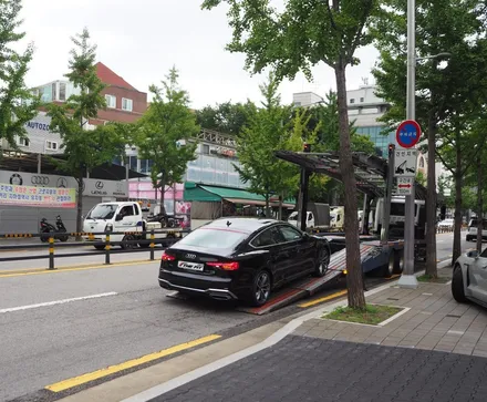 아우디 A5!! 유광 차량을 무광으로 바꿔주며 도장면도 보호할 수 있는 PPF / 강남 송파 서초