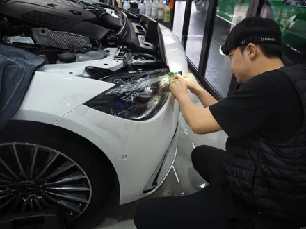 벤츠 C300, 신차패키지 틴팅+PPF 시공 여기 어때요? / 강남 송파 서초