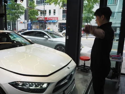 벤츠 CLS 300d!! 글라스틴트 슈어X+옵틱W 믹스 시공 조합으로 / 강남 송파 서초