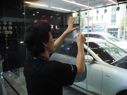 BMW 840d~ 글라스틴트 레이니블루 드레스업!! 강추 드립니다~ / 강남 송파 서초