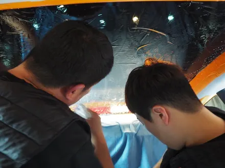 미래 자동차 테슬라 모델 3  선팅 시공 아무곳에서나 받지 마세요!! / 강남 송파 서초