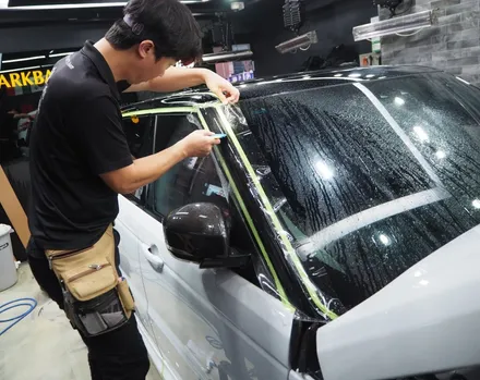 랜드로버 레인지로버 스포츠 SVR, PPF 전체 시공 시작부터 잘못됐습니다!! / 강남 송파 서초