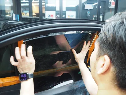 벤츠 C43 AMG 글라스틴트 슈어X+옵틱W 믹스 시공 / 강남 송파 서초