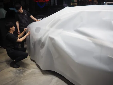 벤츠 S500 서울 신차패키지(글라스틴트 슈어X+오너프로 전체PPF) / 강남 송파 서초