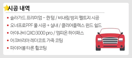 포르쉐 파나메라 전체 PPF +실내 PPF까지 한곳에서 가능해요! / 강남 송파 서초