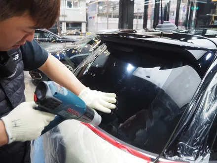 BMW MINI~ 글라스틴트 옵틱 W 틴팅 시공 잘 어울리죠? / 강남 송파 서초