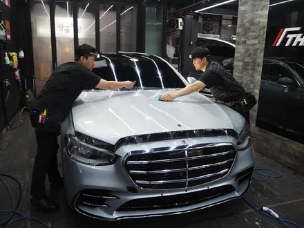 벤츠 S500 서울 신차패키지(글라스틴트 슈어X+오너프로 전체PPF) / 강남 송파 서초