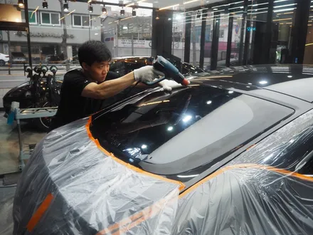 벤츠 AMG GT43!! 글라스틴트 슈어 X + 아크바리아 퍼플로 어깨 뽕~ / 강남 송파 서초