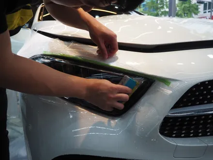 벤츠 CLS 300d!! 글라스틴트 슈어X+옵틱W 믹스 시공 조합으로 / 강남 송파 서초