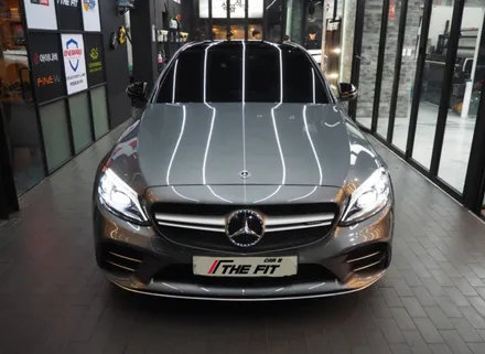 벤츠 C43 AMG 글라스틴트 슈어X+옵틱W 믹스 시공 / 강남 송파 서초