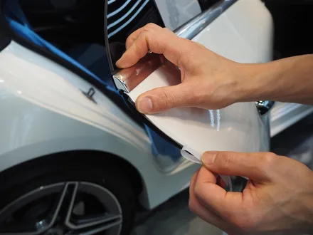 벤츠 CLS 300d!! 글라스틴트 슈어X+옵틱W 믹스 시공 조합으로 / 강남 송파 서초