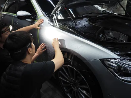 벤츠 S500 서울 신차패키지(글라스틴트 슈어X+오너프로 전체PPF) / 강남 송파 서초