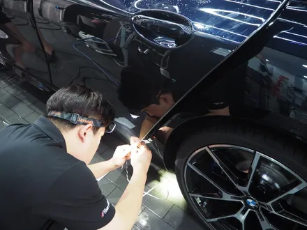 BMW 840d~ 글라스틴트 레이니블루 드레스업!! 강추 드립니다~ / 강남 송파 서초