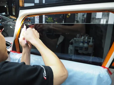 BMW MINI~ 글라스틴트 옵틱 W 틴팅 시공 잘 어울리죠? / 강남 송파 서초