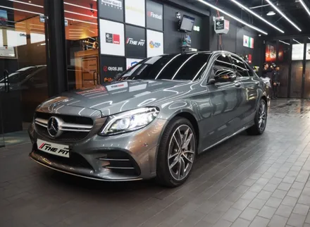 벤츠 C43 AMG 글라스틴트 슈어X+옵틱W 믹스 시공 / 강남 송파 서초