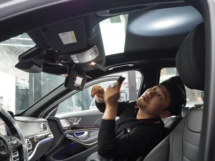글라스틴트 슈어X 썬팅으로 벤츠 S560 레벨 맞추기 / 강남 송파 서초