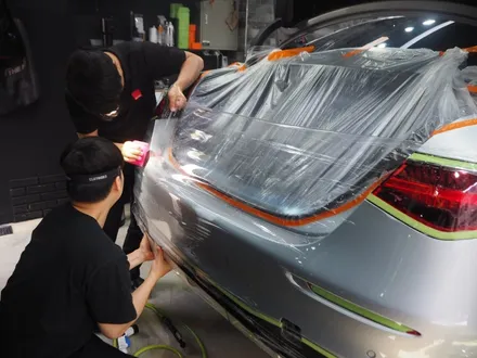 벤츠 S500 서울 신차패키지(글라스틴트 슈어X+오너프로 전체PPF) / 강남 송파 서초