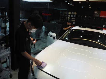 벤츠 CLS 300d!! 글라스틴트 슈어X+옵틱W 믹스 시공 조합으로 / 강남 송파 서초