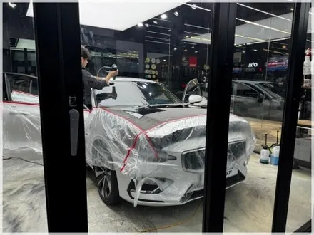 볼보신차패키지 S60 프리미엄 틴팅 시공 과정 / 강남구 개포동