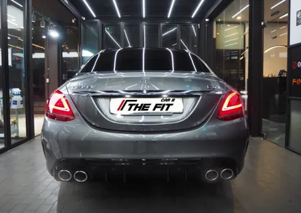 벤츠 C43 AMG 글라스틴트 슈어X+옵틱W 믹스 시공 / 강남 송파 서초
