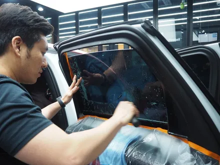 포르쉐 카이엔!! 글라스틴트 슈어X 만족감 200% / 강남 송파 서초