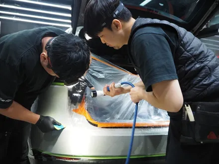 포르쉐 카이엔, 강남 신차패키지(틴팅+전체PPF+블랙박스) 맛집 풀코스!! / 강남 송파 서초