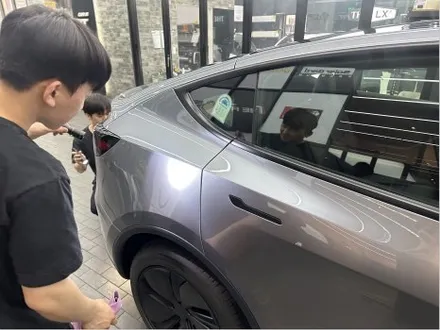 광진구 신차패키지 테슬라 모델Y 솔라가드 프리미엄 티타늄 썬팅 완성했습니다 / 강남구 개포동