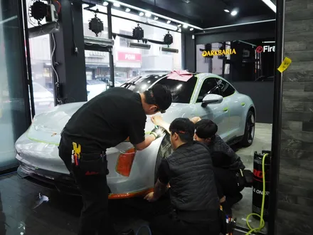타이칸 GTS!! 서울 신차패키지 썬팅+전체PPF+블랙박스 정석 시공 / 강남 송파 서초